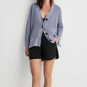Madewell Lovell cardigan in lavender